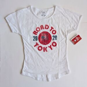 NEW Team USA Apparel Road to Tokyo Olympics Kids T-Shirt 7/8